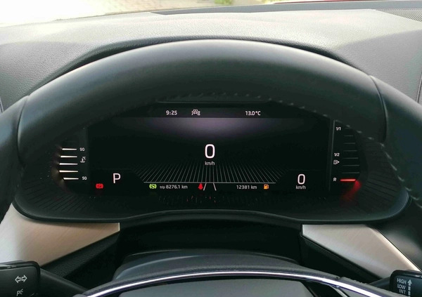 Skoda Scala cena 109900 przebieg: 12381, rok produkcji 2023 z Jabłonowo Pomorskie małe 232